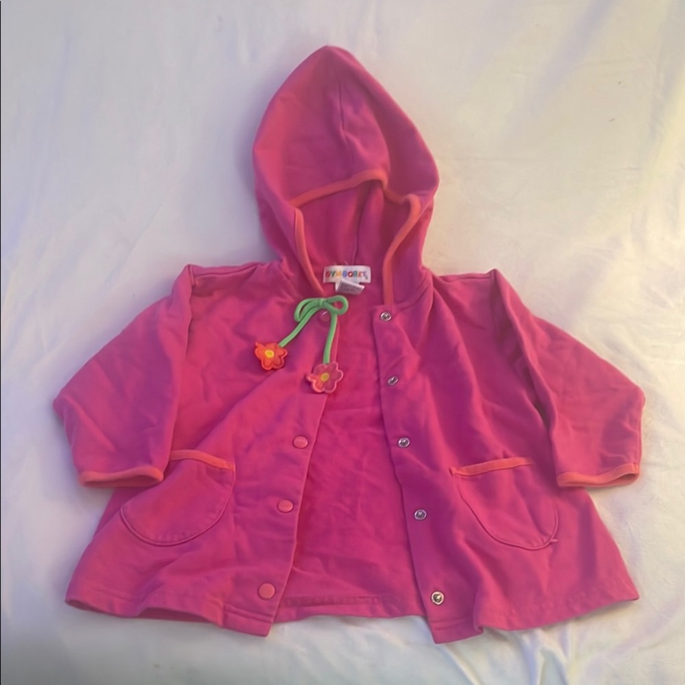 ⭐️Adorable Gymboree Pink Hooded Sweatshirt A-line